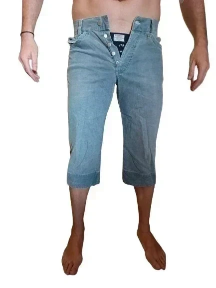 Pantalones cortos de mezclilla azul t39 Salsa – photo 3